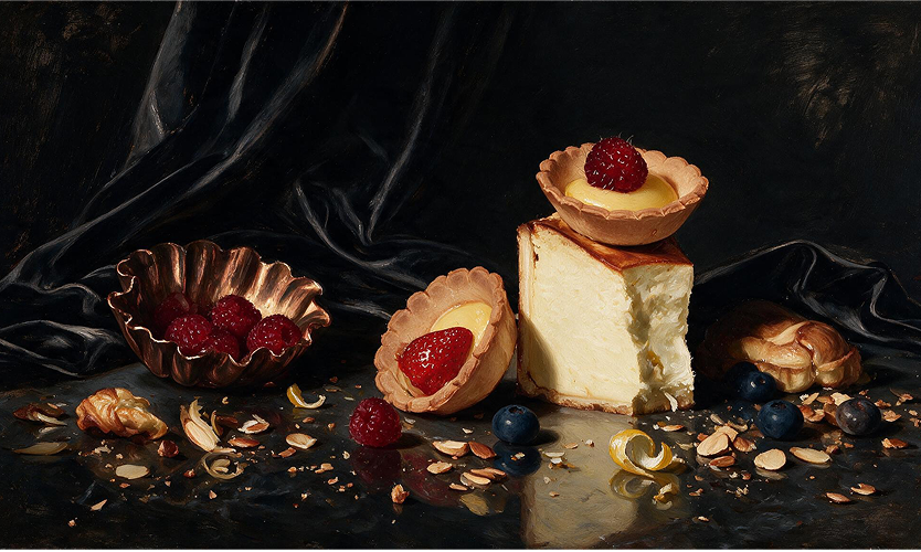 Sweet Tooth set dessert still life